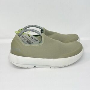 OOFOS OOmg eeZee Low Comfort Slip On Recovery Shoes Women's 9 US Sage Green